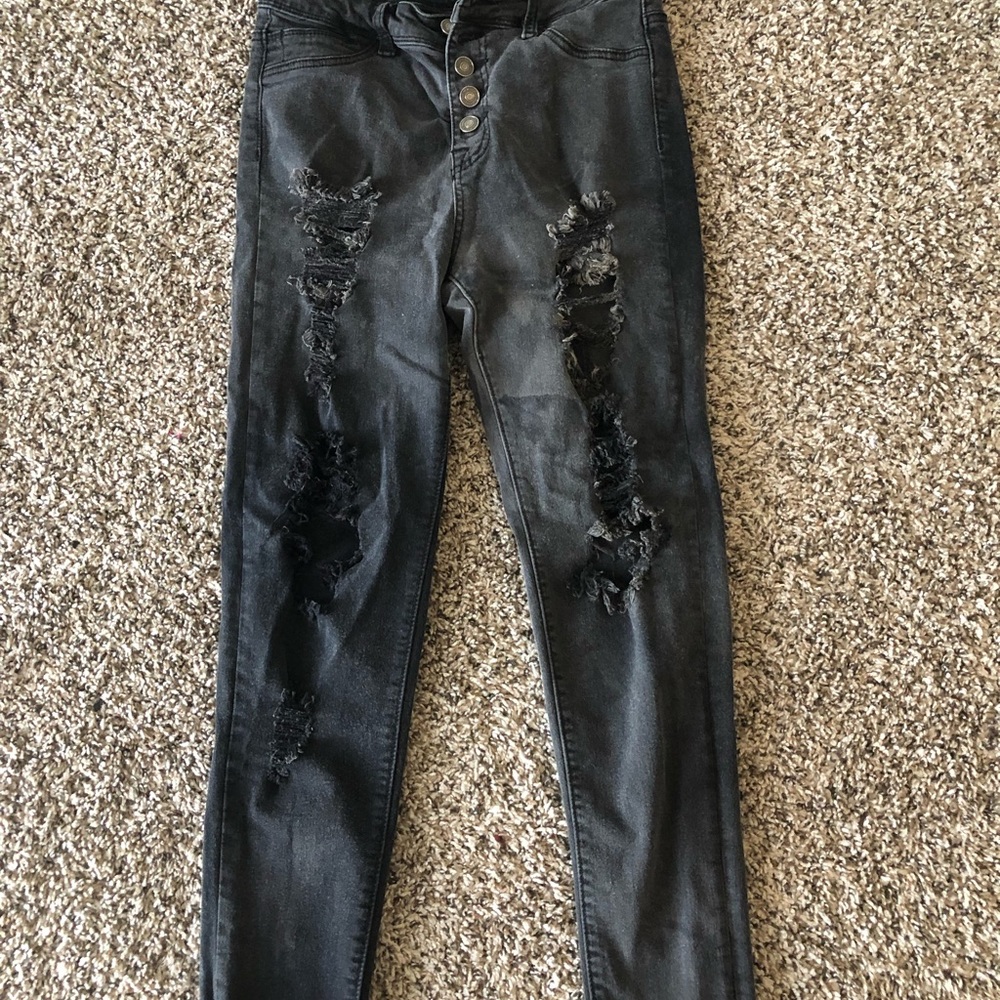Black Ripped Jeans